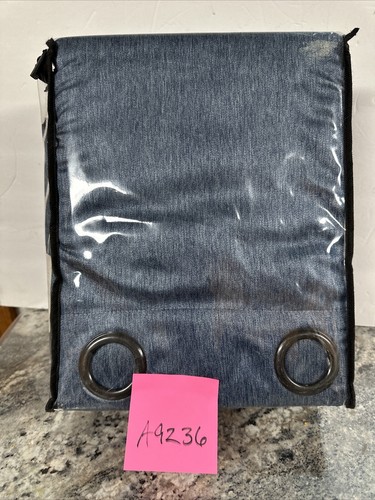 Eclipse Brinkley Indigo Blue 99% Blackout Curtains 52” x 84” 2-Panels New - Picture 2 of 4
