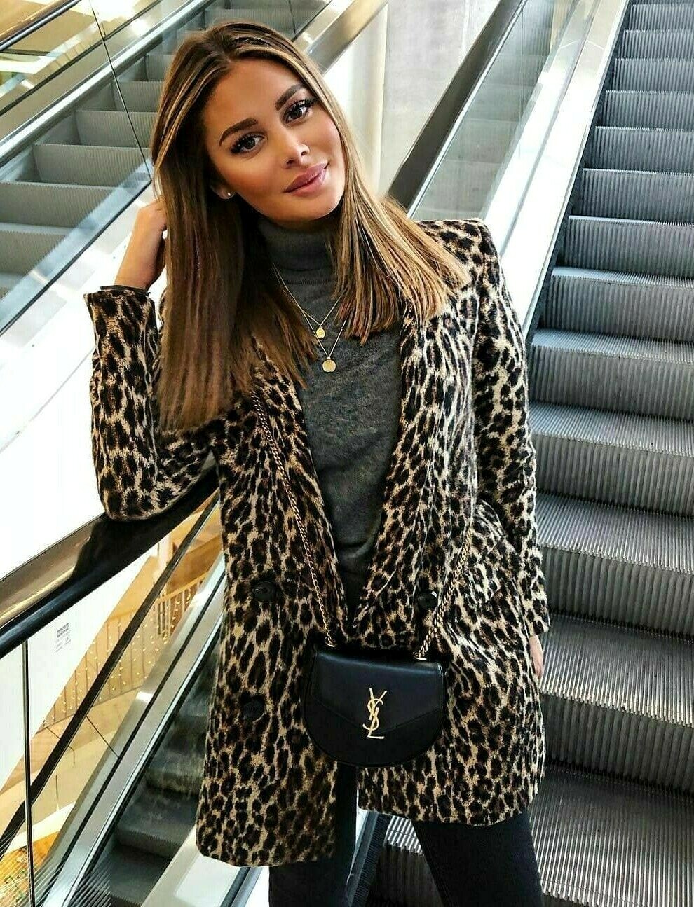 ALTRA CAPPOTTO GIACCA JACQUARD DOPPIOPETTO STAMPA LEOPARDATA ZARA TAGLIA XS