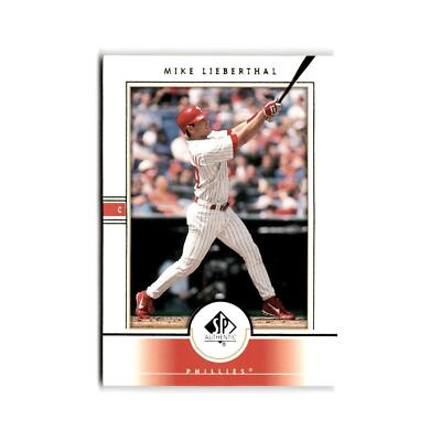 2000 SP Authentic Mike Lieberthal Phillies #79