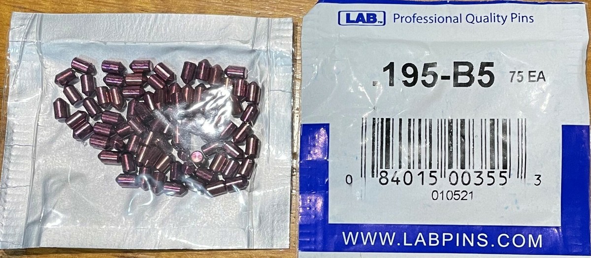 Lockwood Lock Pins LAB - Sizes 0-10, Colour Coded, Suits Lockwood Lock ...