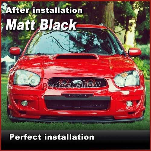 Front Bumper Splitter Fin Spoiler Lip Canards For Subaru Impreza WRX STI 2004-05 - Picture 2 of 13