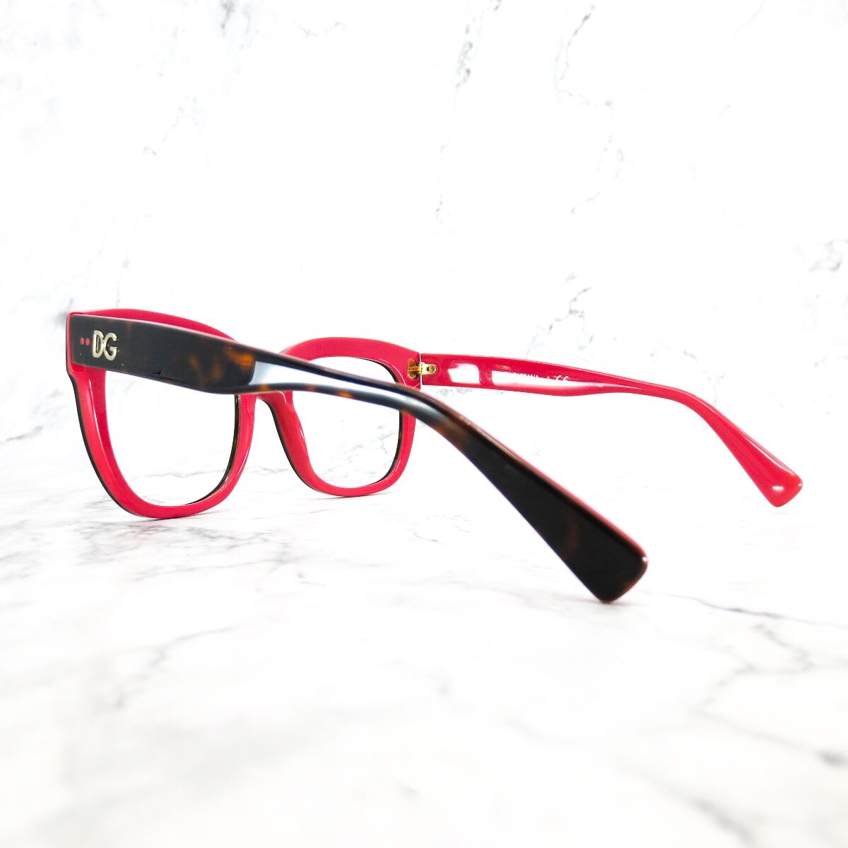 Dolce & Gabbana Sunglasses DG4272 3004/13 Black Red w/ Brown Gradient Lenses Dolce Gabbana DG4272 3004/13 Sunglasses Havana Red Full Rim  main image 3