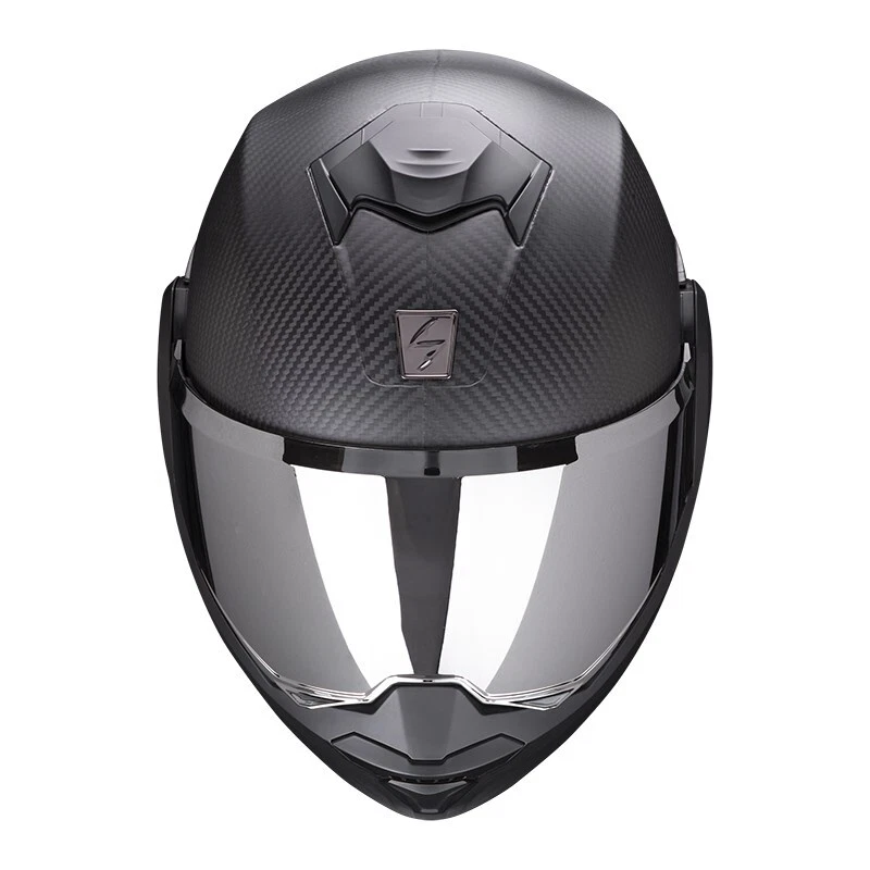 Motorrad Scorpion EXO-TECH EVO Carbon Klapphelm (schwarzmatt/carbon) Gr: L (59) - Bild 4 von 4
