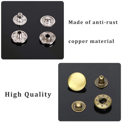 Leather Working Tools Leather Craft Kit and Leather Snap Fasteners Kit Uphols... - Picture 5 of 9
