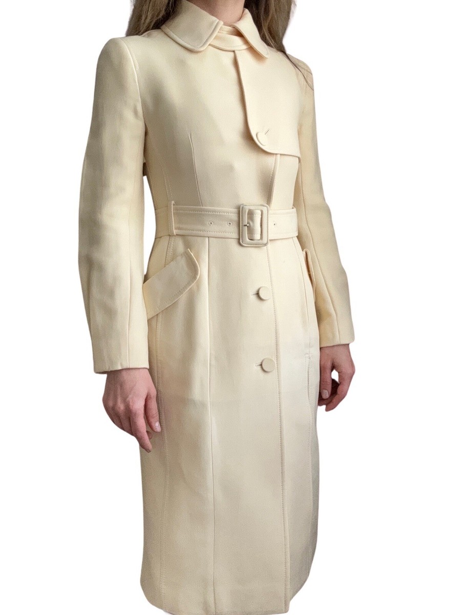 Belted Coat Christian Dior Women's Trench Coat Auth Vintage