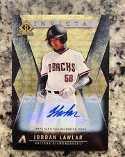 2021 Jordan Lawlar Bowman Chrome Draft Invicta Superfractor Auto 1/1