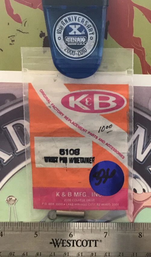 K&B 5108 Wrist Pin W/Retainers NewInPack USA Shipped - Image 4 of 4