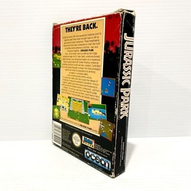 Jurassic Park + Box & Manual - Nintendo NES - Tested & Working - Free Postage