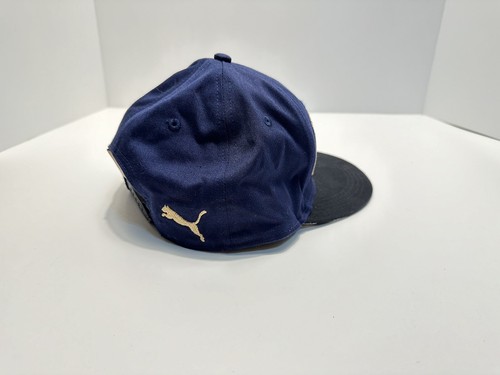 Puma Italia FIGC Blue Snapback Hat Flat Brim Print - Picture 3 of 11