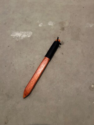 Handmade Vampire Killing Monster Hunter Slayer Wooden Wood Stake, Padauk, 10''