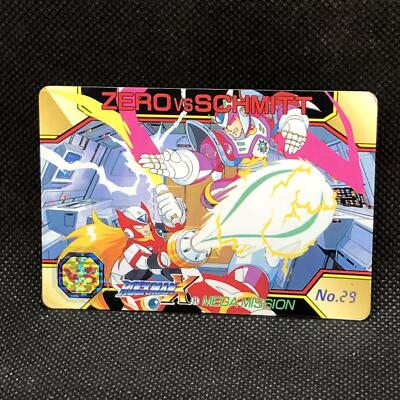 ZERO VS Schmidt Megaman X No.29 Card 1995 Bandai Japanese Japan F/S