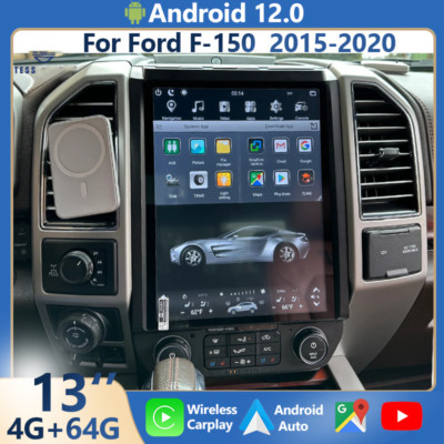 13'' For Ford F150 F-150 SYNC2 3 Tesla Touch Screen Radio Stereo GPS Navi 2015up