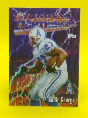 Eddie George 1997 Topps Season's Best THUNDER & LIGHTNING #10