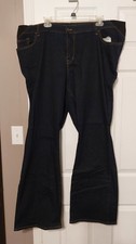 Old Navy Women's Plus Size 24 High-Waisted Dark Wash Flare Jeans