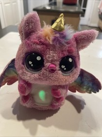 Hatchimals Alive Pufficorn interactive toy 100 phrases lights wings flap
