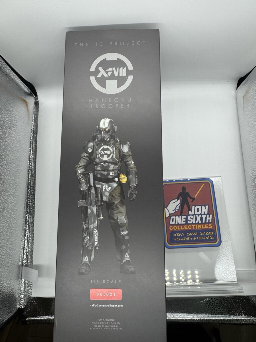 Hanroku Trooper 1/6 Scale Figure Deluxe Salt Black Version Green