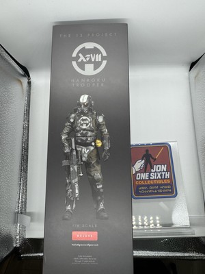 HANROKU TROOPER 100 DAY WAR 限定版 Hanroku Trooper 1/6 Scale Figure Deluxe Salt Black Version Green