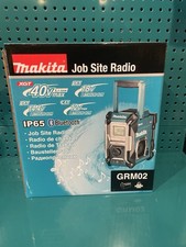 Makita GRM02 40V Max XGT Bluetooth Job Site Radio - Teal/Black/White Tool Only