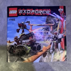 LEGO Exo-Force 7705 Gate Assault Ha-Ya-To Iron Drones Tank Mech Missile