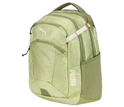 PUMA Challenger 2 Backpack Laptop Water Bottle Storage Green NEW