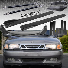For Saab 9-3 Viggen Carbon Fiber Front Bumper Lip Splitters Side Skirt Strut For Saab 9-3 Viggen Carbon Fiber Front Bumper Lip Splitters Side Skirt Strut
