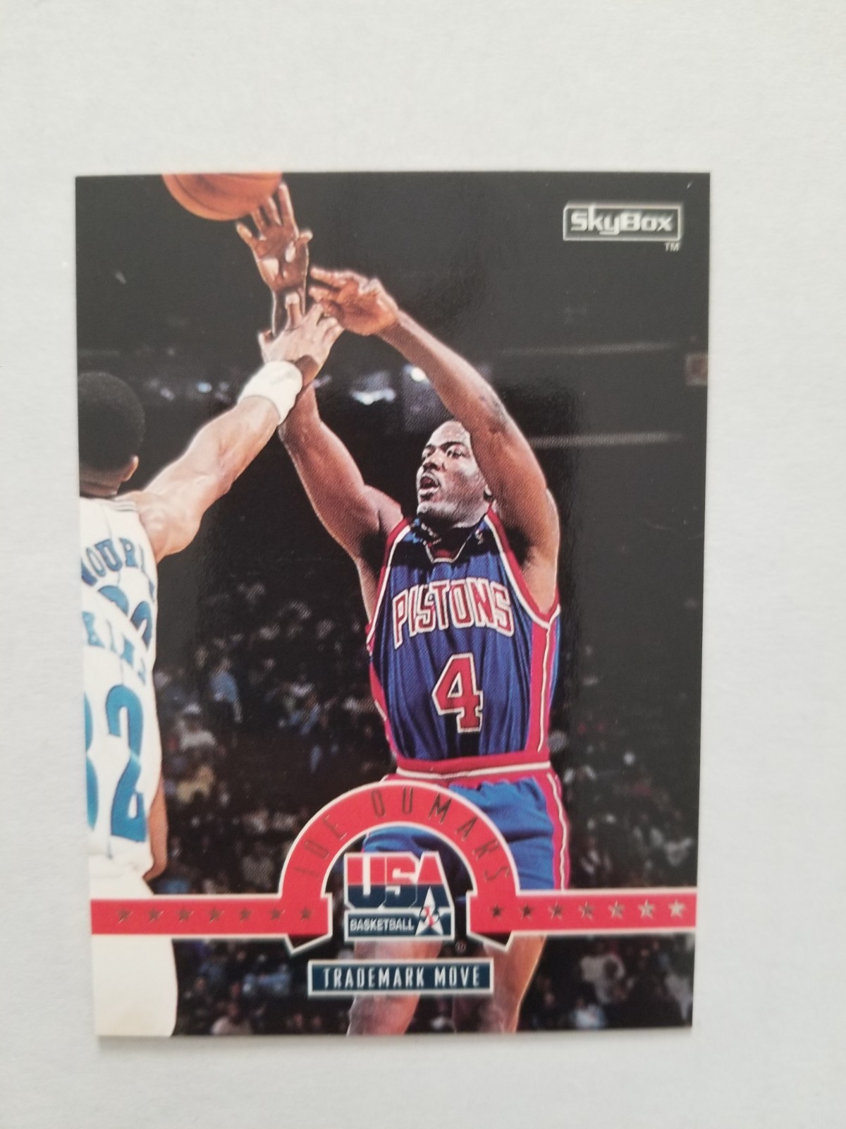 Joe Dumars #53 Basketball Cards 1994 Skybox USA Basketball trading card — raw and PSA graded price guide