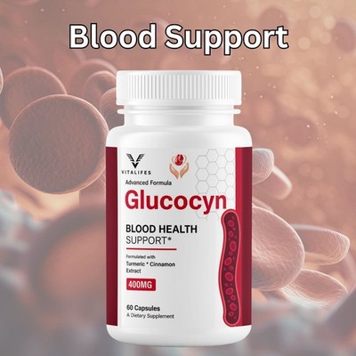 (1 Pack) Glucocyn Capsules   Glucosyn, All Natural Glycogen Support 60caps