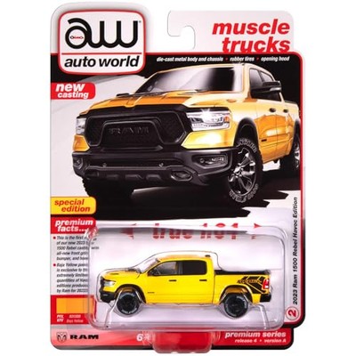 Auto World Maßstab 1:64 Premium Release 4 ''2023 Ram 1500 Rebel Havoc Edition 
