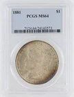 1881 Morgan Silver Dollar PCGS MS64 S$1 Philadelphia Minted No Reserve