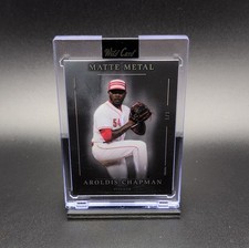 Wild Card Matte Metal Aroldis Chapman Baseball Card 2026 One of One 1/1 Red Sox