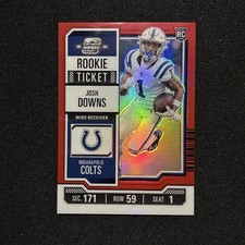 2023 Panini Contenders Optic - Rookie Ticket Josh Downs #79 Red Prizm /175 (RC)