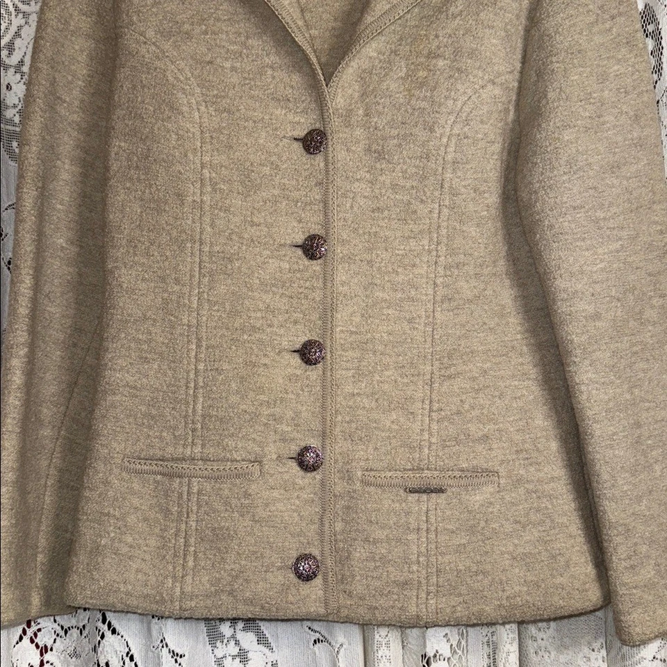 Jaqueta de lã fervida austríaca Geiger Tyrol - Imagem 4 de 4