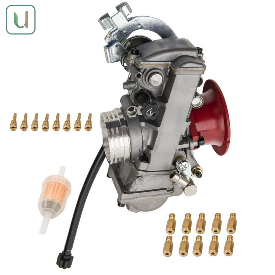 Carburador de carburador para motor de carreras Suzuki DR650 TT600 Foto 3 de 4