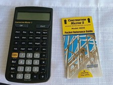 Calculated Industries Construction Master 5 Calculator Black/Yellow Model 4050