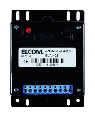ELCOM Türlautsprecher grau Unterputz 1+n-System 80x100x27mm - 1204310
