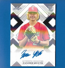 2022 Leaf Perfect Game Zander Mueth AUTO 1/1, All-American Gameday Black #BA-ZM1