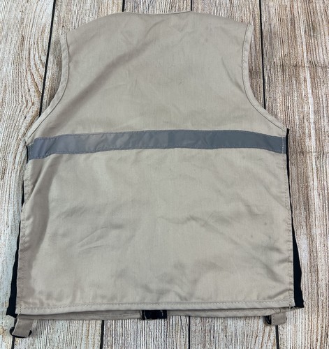 Mini Explorer Kids Outdoor Tan Safari Vest Multiple Pockets - Picture 6 of 8