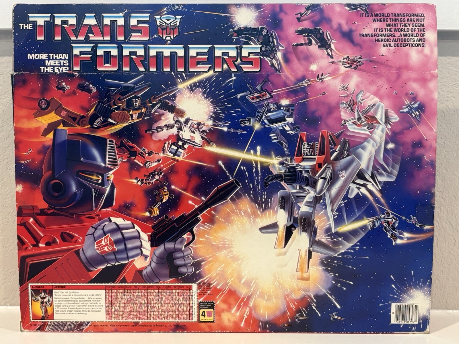 Vintage 1984 G1 Transformers Jetfire with Box | eBay
