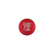 Push Start Button Cover Sticker Fit for Dodge Red