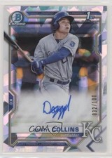 2021 Bowman Chrome Prospects Atomic Refractor 32/100 Darryl Collins Auto 0ll0