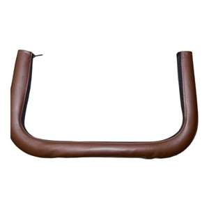 Wonderfold Handlebar Cover Brown Vegan Leather Stroller Wagon Accessory W2 Luxe