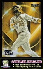 2018 Topps Fire Power Producers Gold Minted #PP-7 Marcell Ozuna Cardinals