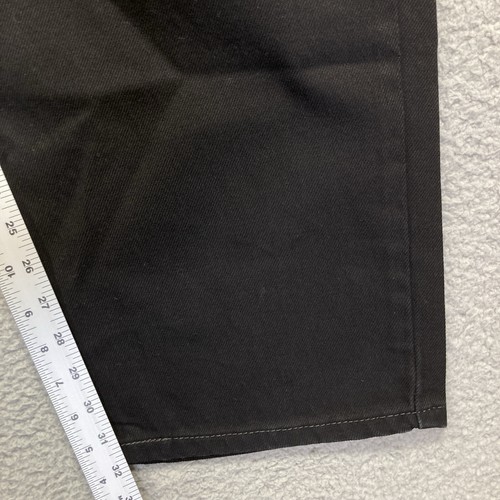 Levi’s 550 Jeans Big Mens 48x32 Black Relaxed Straight 100% Cotton Tough Denim - Picture 8 of 18