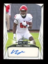 2023 Leaf Draft - Autographs #BA-EE1 - Emeka Emezie 🏈 RC