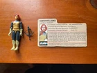 Vintage GI JOE 1982 Scarlett Straight Arm Complete w/ File Card Excellent