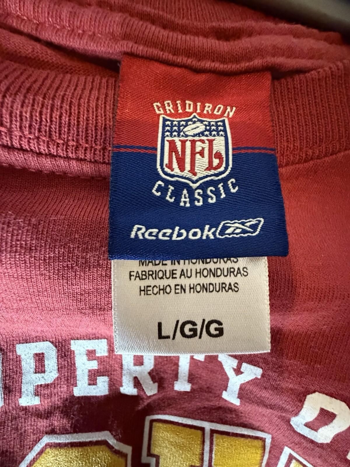 Vintage Washington Redskins Nutmeg Tag Single Stitch T-shirt Large thumbnail 3