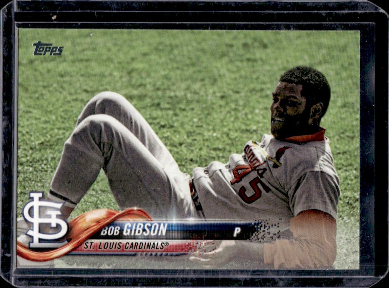 2018 Topps Update Bob Gibson SP Variation VAR #US111b Cardinals