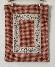  2 Quilted County Cottagecore Gingham Plaid Standard Pillow Shams Grannycore