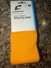 Champro Multi-Sport Athletic Sock AS2 Yellow Small
