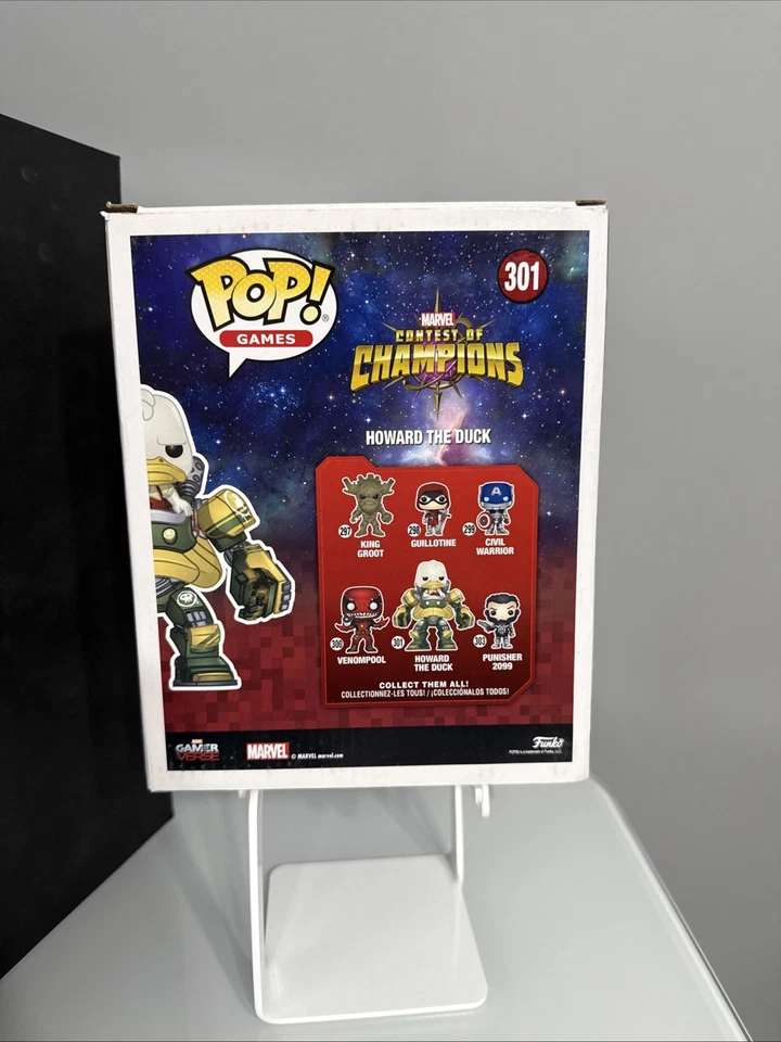 Funko Pop! Juegos #301 Howard el Pato Figura Vinilo 6 Pulgadas Concurso de Campeones Foto 3 de 4